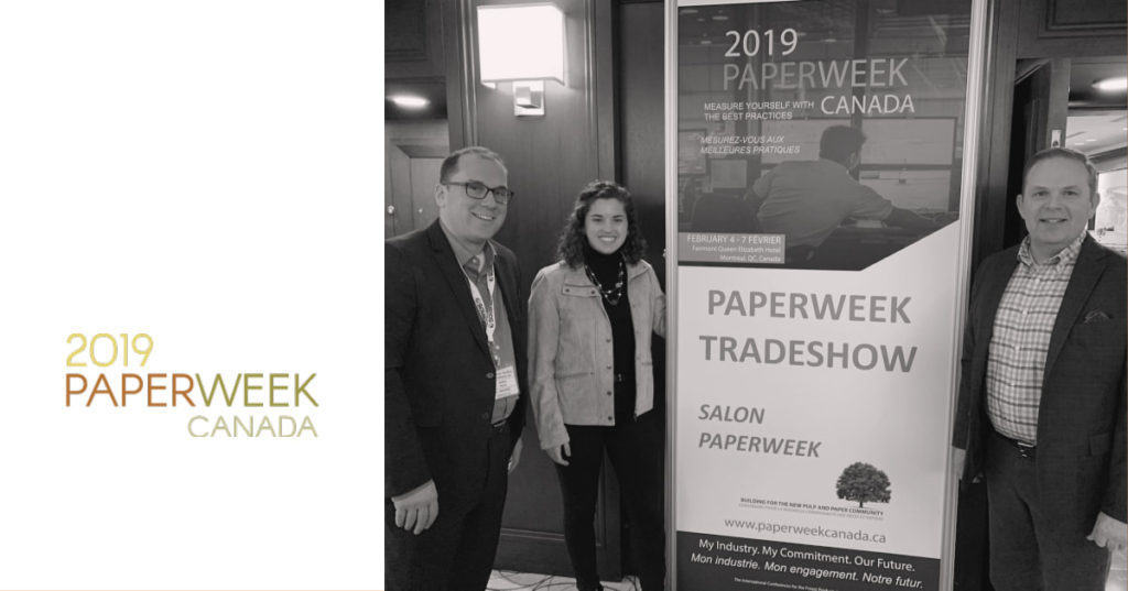 The Automatic Handling sales team attends Paperweek in Canada