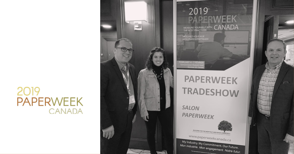 The Automatic Handling sales team attends Paperweek in Canada