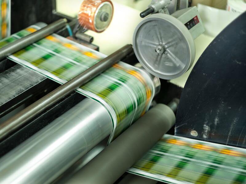 machine printing labels